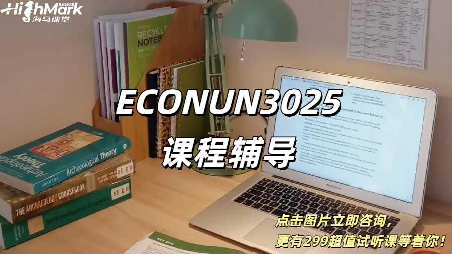 ECONUN3025課程輔導
