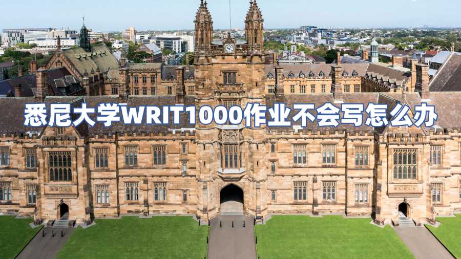 悉尼大學WRIT1000學科輔導