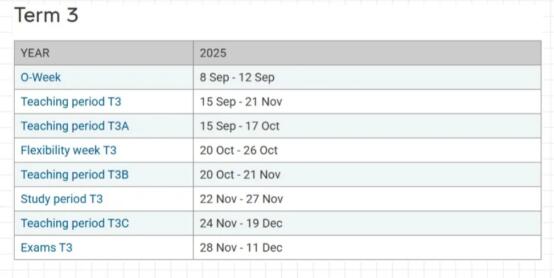25年T3學(xué)期重要節(jié)點